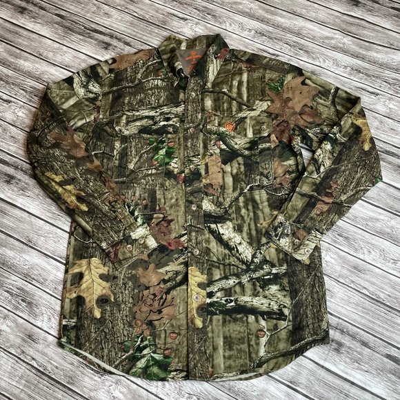 Game Winner Other - Game Winner Camo Camouflage Flannel Shirt Small S